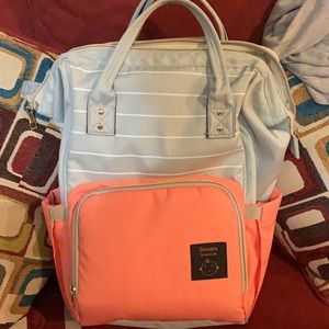 Brand new breast pump diaper bag backpack